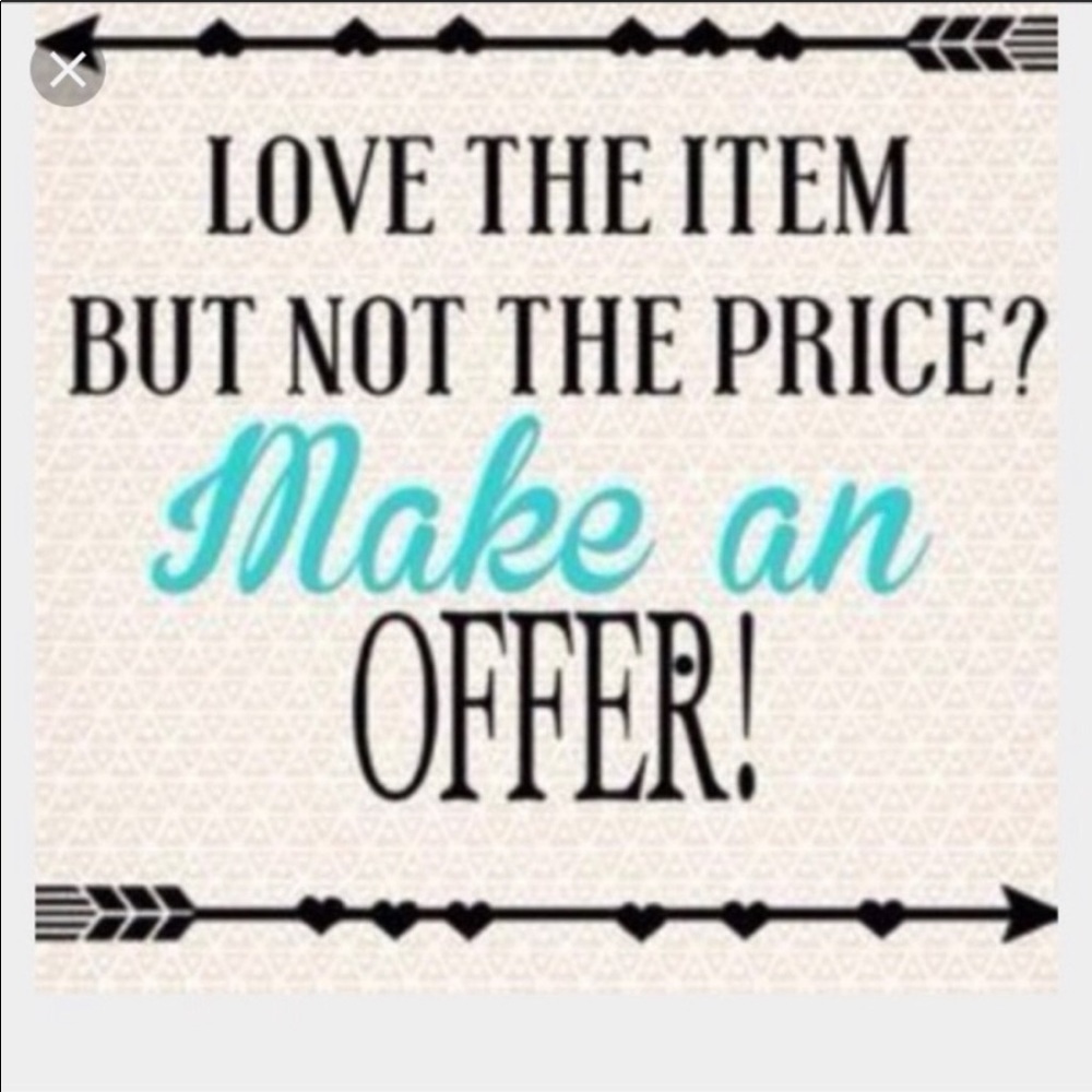 Love the clothes, but not the price?? Make offer